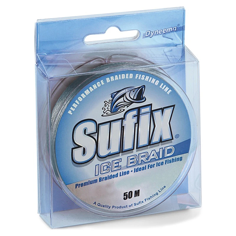 Sufix Ice Braid 50m Geflochtene Schnur Grau 1 Sufix Ice Braid 50m Geflochtene Schnur Grau