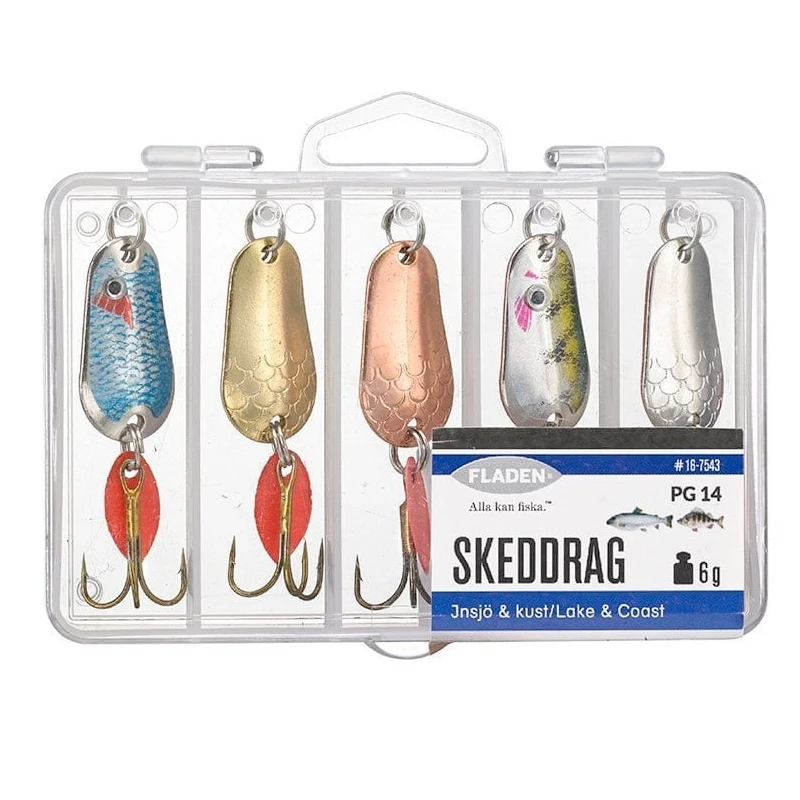 Fladen Spoonlure I Box 6g 5pcs 1 Fladen Spoonlure I Box 6g 5pcs