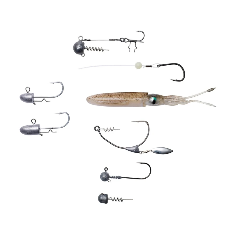 Savage Gear 3D Swim Squid 9.5cm 5g 4-Pack 2 Savage Gear 3D Swim Squid 9.5cm 5g 4-Pack – Bild 2