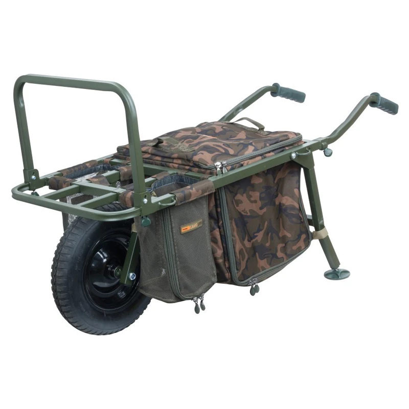Fox FX Explorer Barrow & Camo Lite Bag Inc 2 Straps & Mesh Bags 1 Fox FX Explorer Barrow & Camo Lite Bag Inc 2 Straps & Mesh Bags