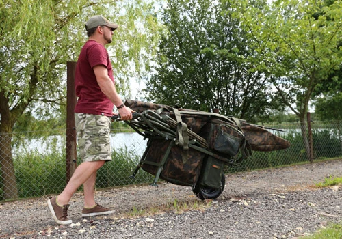 Fox FX Explorer Barrow & Camo Lite Bag Inc 2 Straps & Mesh Bags 2 Fox FX Explorer Barrow & Camo Lite Bag Inc 2 Straps & Mesh Bags – Bild 2