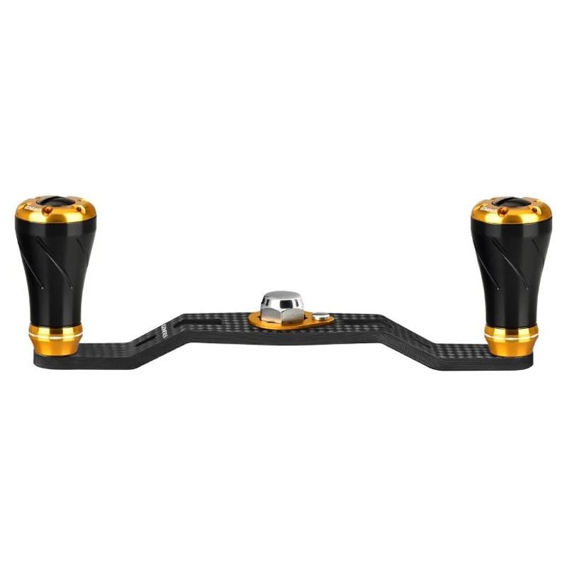 Gomexus 95mm Carbon Swept Handle With 20mm Aluminium Knob 1 Gomexus 95mm Carbon Swept Handle With 20mm Aluminium Knob