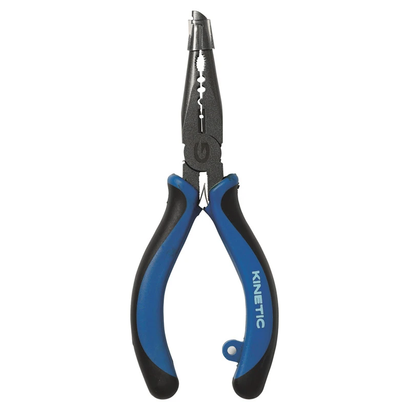 Kinetic CS Heavy Duty Splitring Plier 6,5'' Curved Nose Blue/Black 2 Kinetic CS Heavy Duty Splitring Plier 6,5'' Curved Nose Blue/Black – Bild 2
